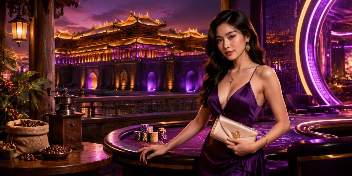 Người dùng Huế ngồi cà phê kiểm tra tài khoản cá cược và thông tin nạp tiền VND