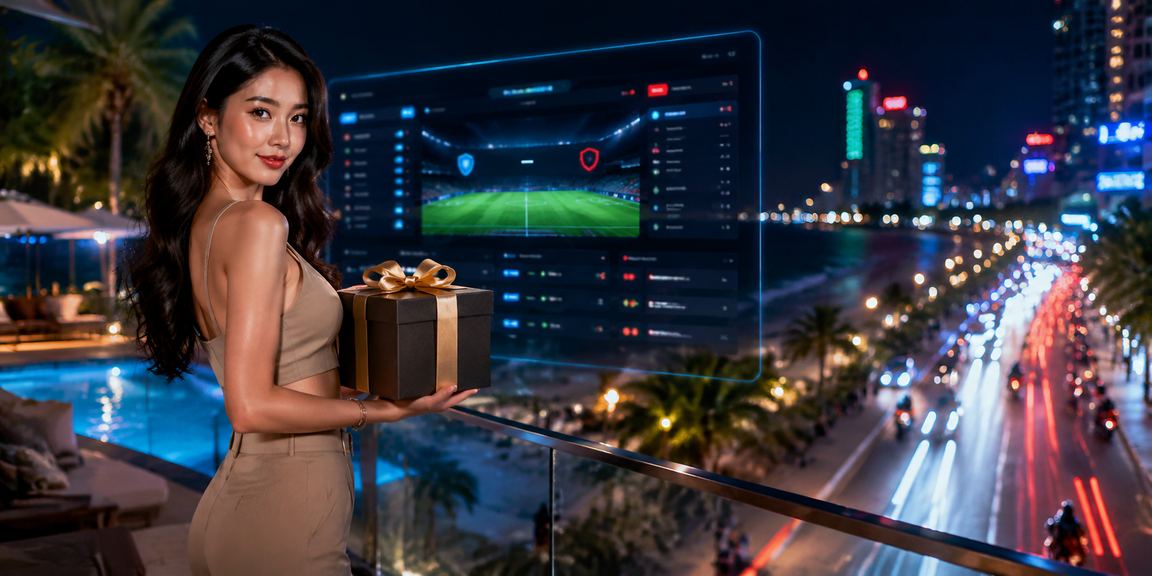 Khung cảnh sòng bài và cá cược neon tại Nha Trang về đêm